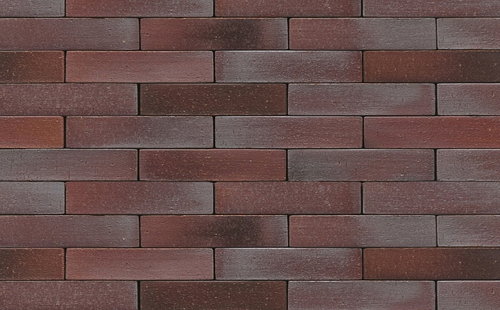 Фото Клинкерная брусчатка Muhr №10 Violettblau geflammt, 240*55*52 мм