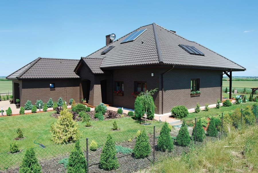 Фото Клинкерная плитка под кирпич King Klinker Dream House 03 Natural brown RF10, 250*65*10 мм