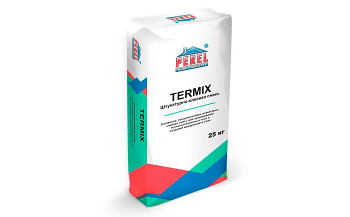 Фото Штукатурно-клеевая смесь Perel Termix-M 0320, 25 кг