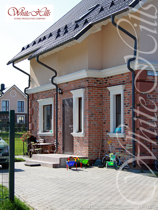 Фото Декоративный кирпич White Hills Брюгге брик Design цвет 316-50