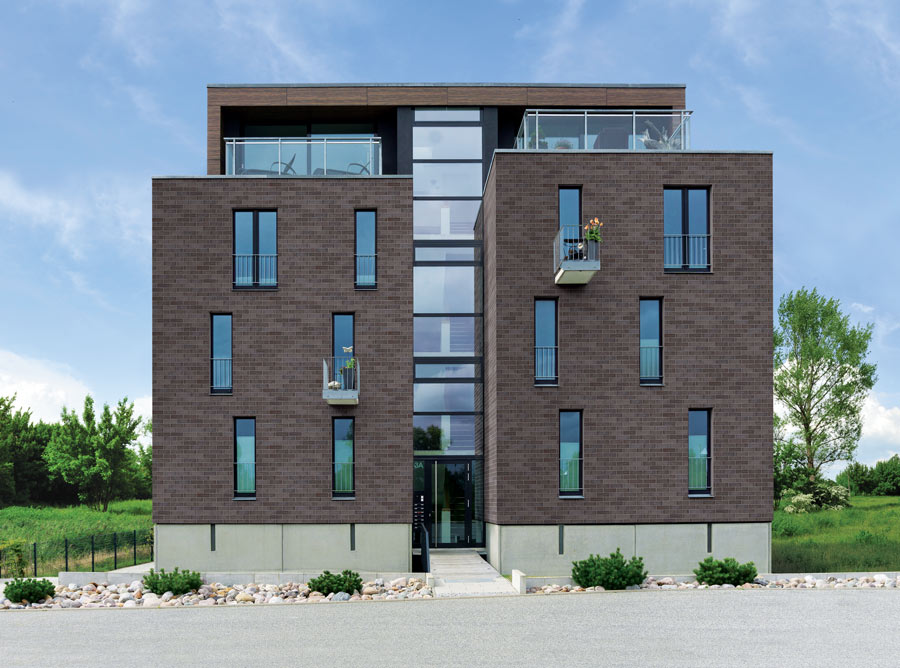 Фото Клинкерная плитка под кирпич King Klinker Old Castle Silver rose HF46, 240*71*14 мм