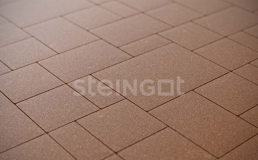 Фото Плитка тротуарная Steingot Моноцвет, Бавария, коричневый, комплект 4 шт, толщина 60 мм