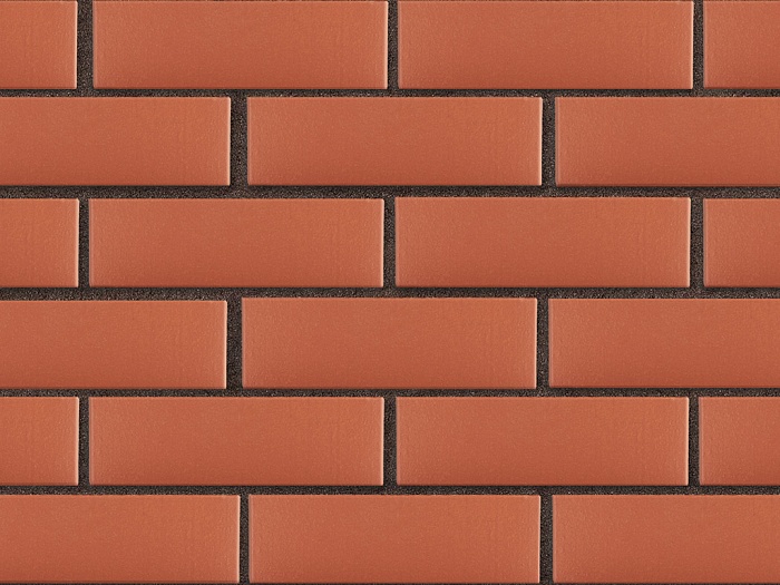 Фото Кирпич облицовочный ЛСР, красный, гладкий, утолщенные стенки, 250*120*65 мм
