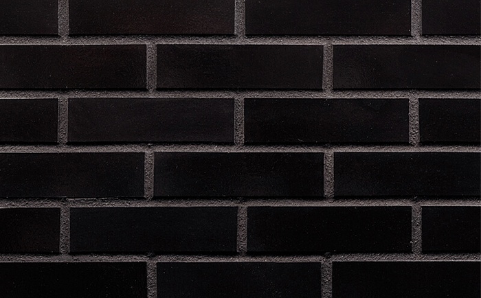 Фото Клинкерная плитка под кирпич King Klinker Free Art 17 Onyx black, 250*65*10 мм
