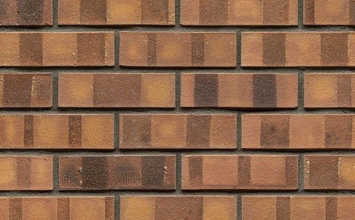 Фото Кирпич клинкерный Muhr 08K Lachsrot Kohle гладкий, 240*115*71 мм
