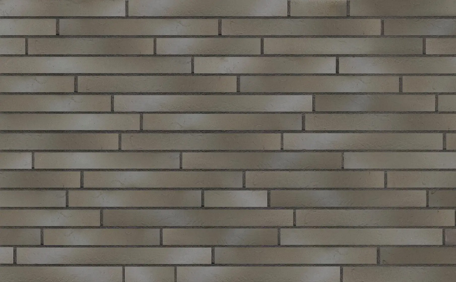 Фото Клинкерная плитка под кирпич Terramatic Forta Grey AC, 390*40*14 мм