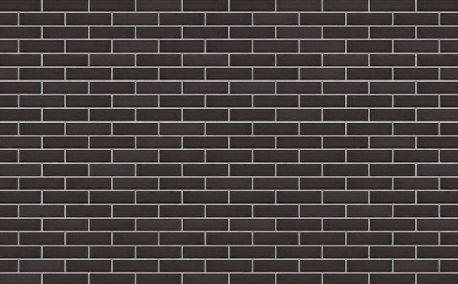 Фото Клинкерная плитка под кирпич King Klinker Dream House 18 Volcanic black RF10 250*65*10 мм