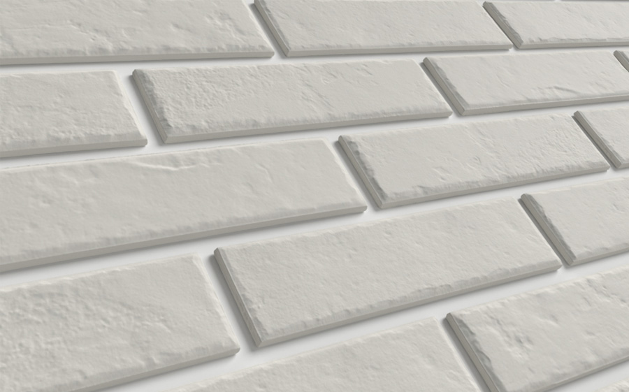 Фото Термопанель ППС с клинкерной плиткой толщиной 8,5 мм BestPoint Classic Blanc 1145*470*50 мм