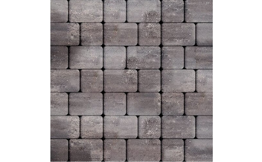 Фото Плитка тротуарная SteinRus Инсбрук Альт Дуо А.3(С).Фсм.4, гладкая, ColorMix Умбра, толщина 40 мм