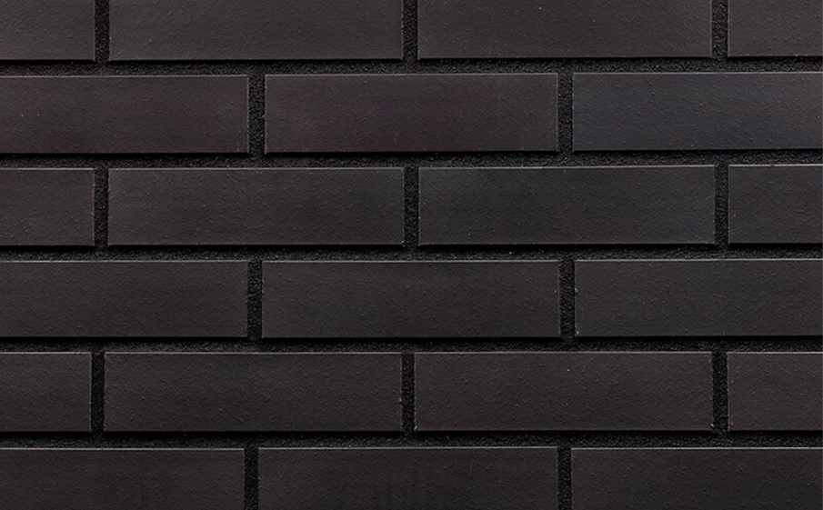 Фото Клинкерная плитка под кирпич King Klinker Dream House 18 Volcanic black RF10 250*65*10 мм