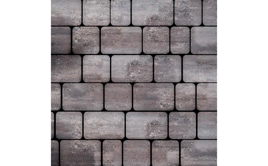 Фото Плитка тротуарная SteinRus Инсбрук Альт А.1.Фсм.4, гладкая, ColorMix Умбра, толщина 40 мм
