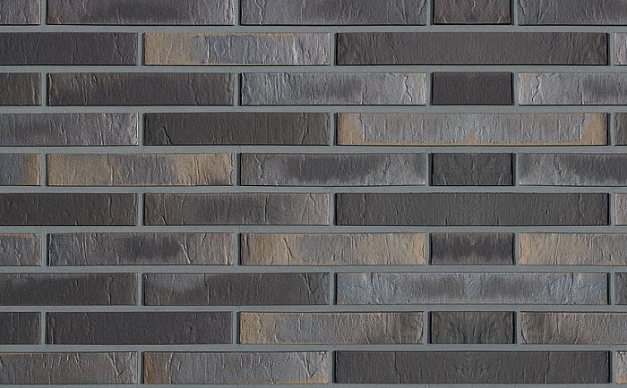 Фото Кирпич Roben Chelsea basalt-bunt клинкерный, 240*115*71 мм