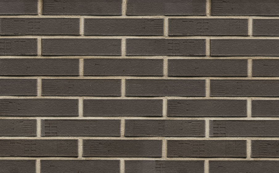 Фото Кирпич клинкерный Westerwaelder Klinker Nr 05F Eisenschmelz Schwarzbraun Fuss., 240*115*52 мм