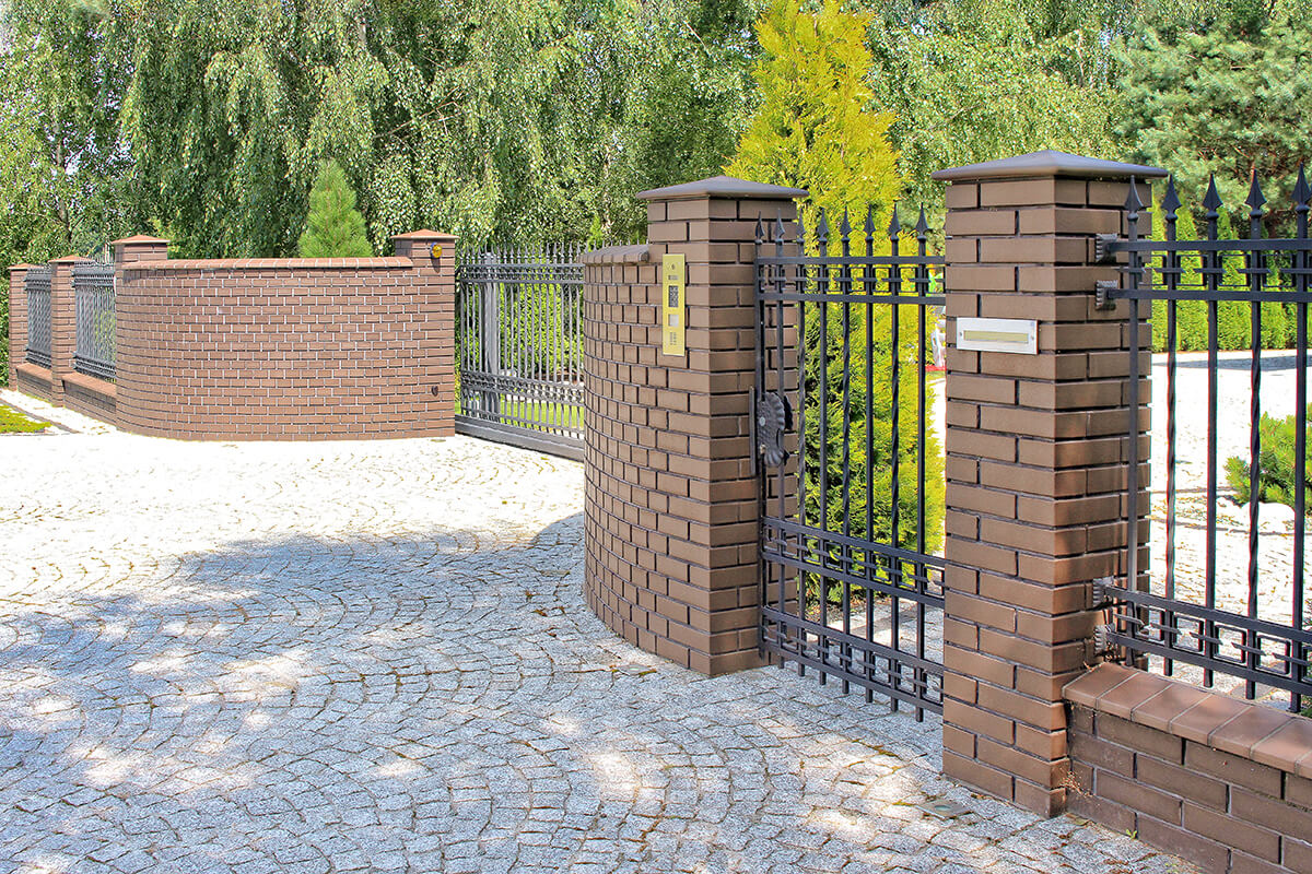 Фото Клинкерный заборный элемент King Klinker 03 Natural brown, 310/250*100*78 мм