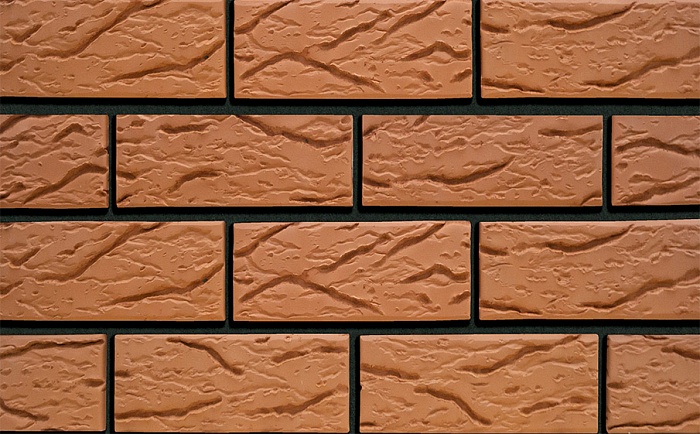 Фото Кирпич облицовочный Кротовский КЗ Классика красный рустик 250*120*88 мм