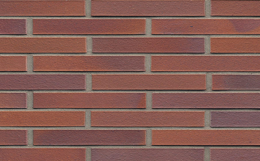 Фото Кирпич клинкерный Muhr 04 Rotbraun-bunt гладкий, 290*90*40 мм