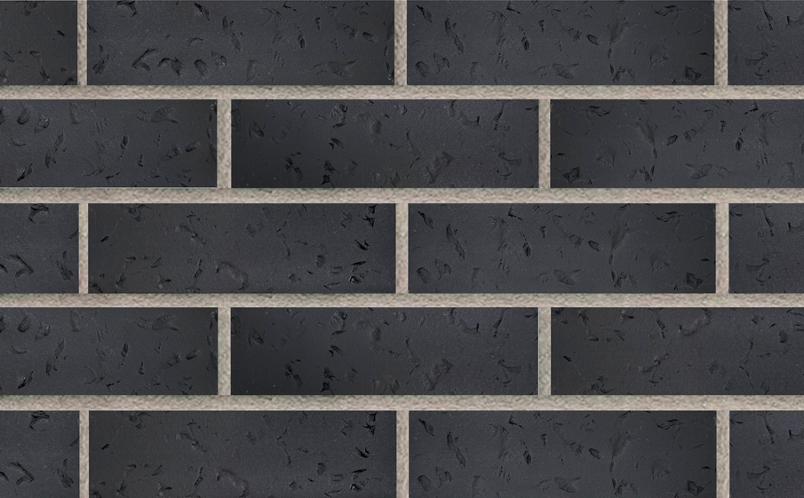 Фото Клинкерная плитка под кирпич Terramatic Moon Black AB, 240*71*14 мм