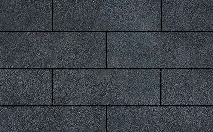 Фото Плитка тротуарная SteinRus Аликанте Б.2.П.8 Backwash, Неро, 900*300*80 мм