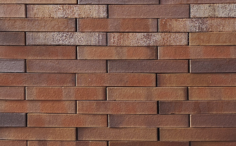 Фото Кирпич клинкерный Westerwaelder Klinker Nr 04 Rotbraun-bunt, 290*90*40 мм