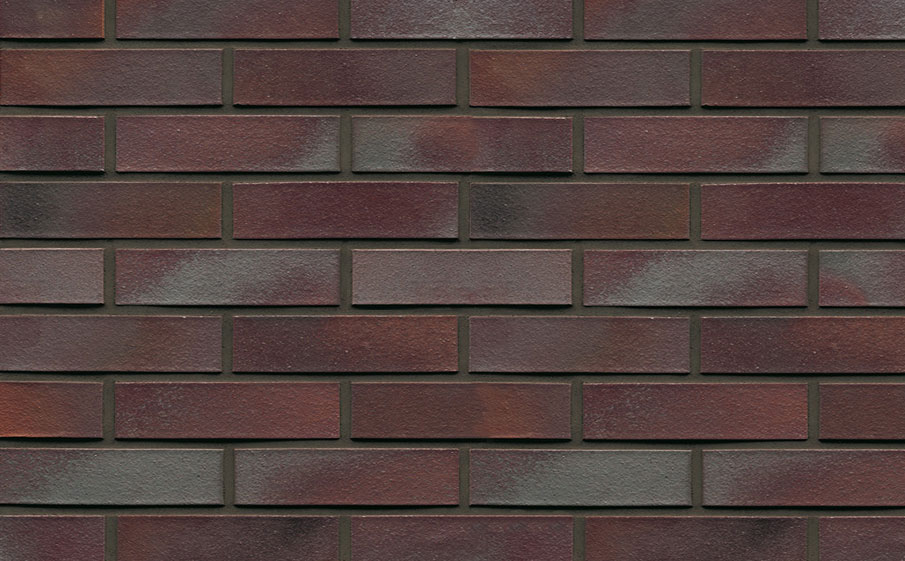 Фото Кирпич клинкерный Muhr 10 Violettblau geflammt гладкий, 290*90*71 мм
