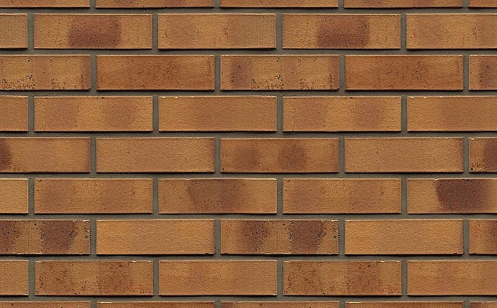 Фото Кирпич клинкерный Westerwaelder Klinker WK 86K, Hellbraun-bunt Kohle, 240*55*71 мм