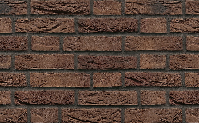 Фото Кирпич облицовочный Westerwaelder Klinker WK920 Ruhrtal Mangan, 210*50*65 мм