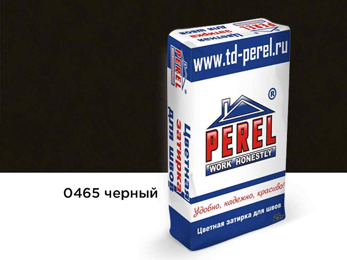 Фото Затирка для швов Perel RL 0465 черная, 25 кг