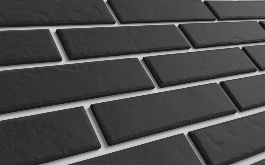 Фото Термопанель ППС с клинкерной плиткой толщиной 8,5 мм BestPoint Classic Graphite 1145*470*50 мм