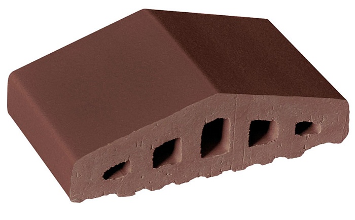 Фото Клинкерный заборный элемент King Klinker 03 Natural brown, 180/120*100*58 мм
