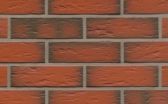 Фото Клинкерная плитка под кирпич Feldhaus Klinker NF 9 R343 ardor senso 240*71*9 мм