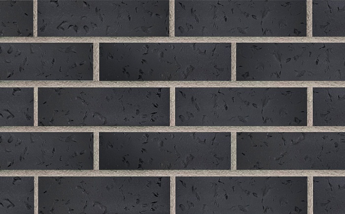 Фото Клинкерная плитка под кирпич Terramatic Moon Black AB, 240*71*14 мм