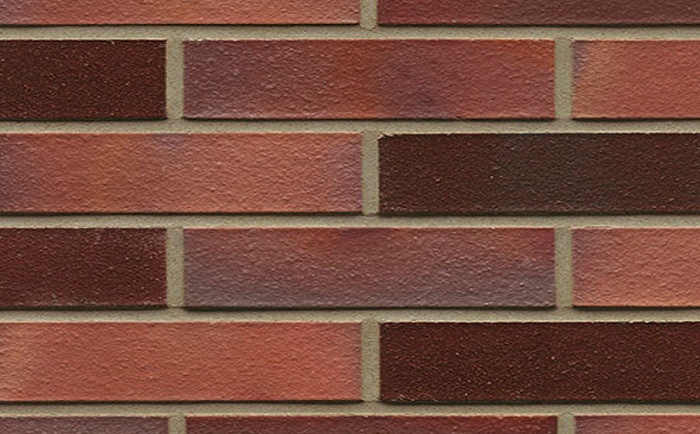 Фото Кирпич клинкерный Muhr 04EG Rotbraun-bunt Edelglanz гладкий, 240*115*52 мм