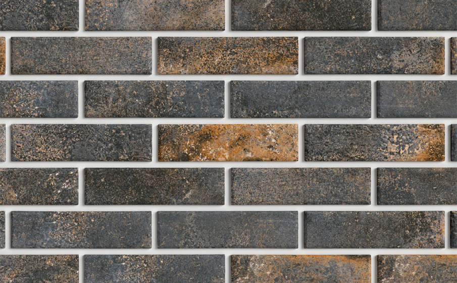 Фото Клинкерная плитка под кирпич BestPoint Exclusive Metal Dark 245*65*8,5 мм
