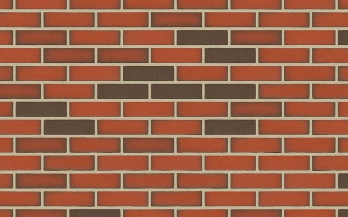Фото Клинкерная плитка под кирпич Feldhaus Klinker NF 9 R303 ardor liso 240*71*9 мм
