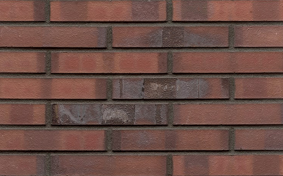 Фото Кирпич клинкерный Muhr 03 KS Naturrot Kohle Spezial гладкий, 290*90*52 мм