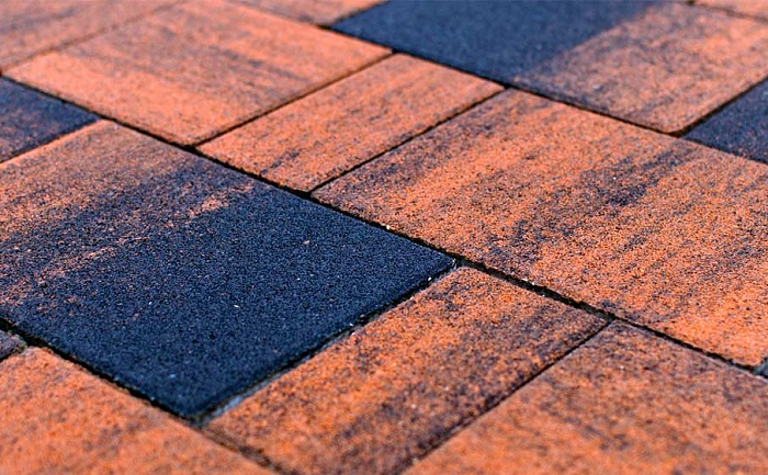 Фото Плитка тротуарная BRAER Старый город Ландхаус Color Mix Техас, толщина 60 мм
