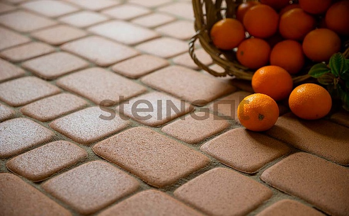 Фото Плитка тротуарная Steingot Моноцвет, Классика, бежевый, комплект 3 шт, толщина 60 мм