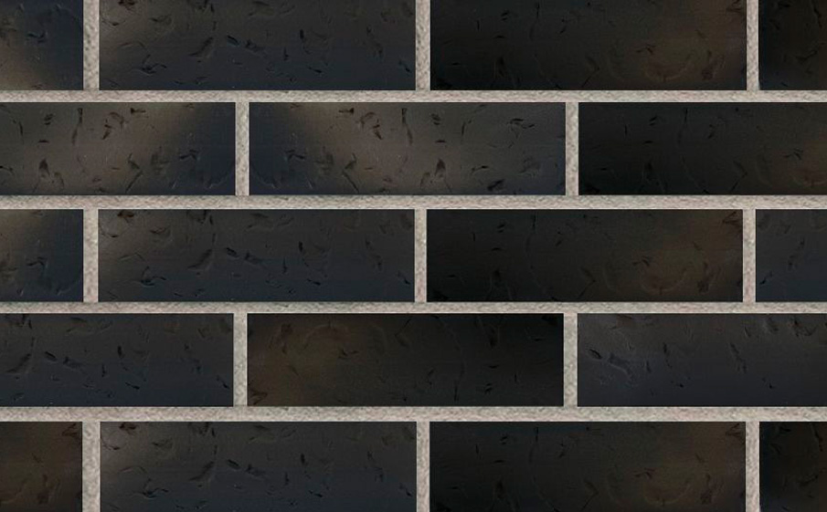 Фото Клинкерная плитка под кирпич Terramatic Moon Black AC, 240*71*14 мм