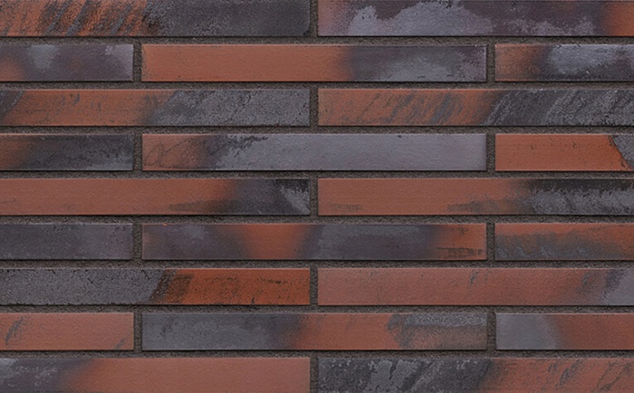 Фото Клинкерная плитка под кирпич King Klinker KING SIZE 01 Castle forge гладкая LF, 490*52*14 мм