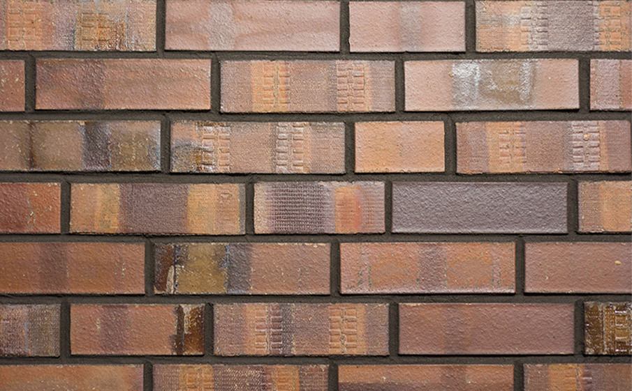 Фото Клинкерная плитка под кирпич Westerwaelder Klinker KLINKER BRICK WK84S Rotbraun-bunt Spezial, 240*71*15 мм