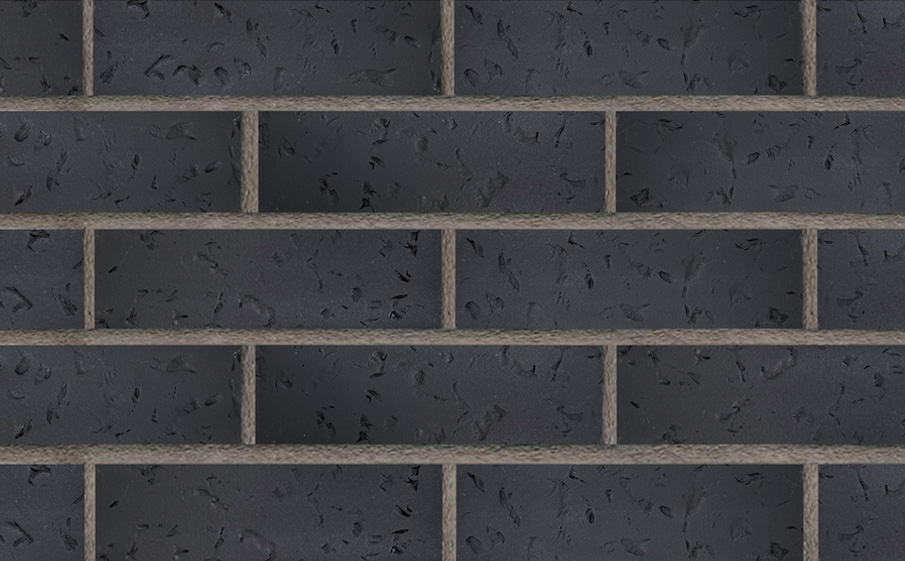 Фото Клинкерная плитка под кирпич Terramatic Moon Black AB, 240*71*14 мм