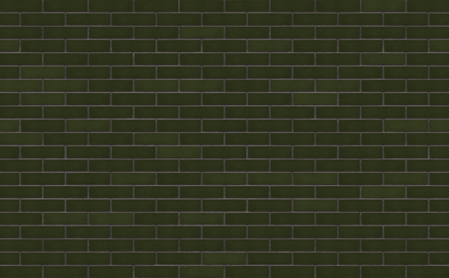 Фото Клинкерная плитка под кирпич King Klinker Free Art 25 Green hills, 250*65*10 мм