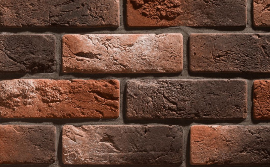 Фото Декоративный кирпич Leonardo Stone Лион 210*65*12 мм 0,82 м2/уп 408