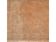 Фото Клинкерная ступень с насечками Paradyz Scandiano, Rosso, 300*300*8,5 мм