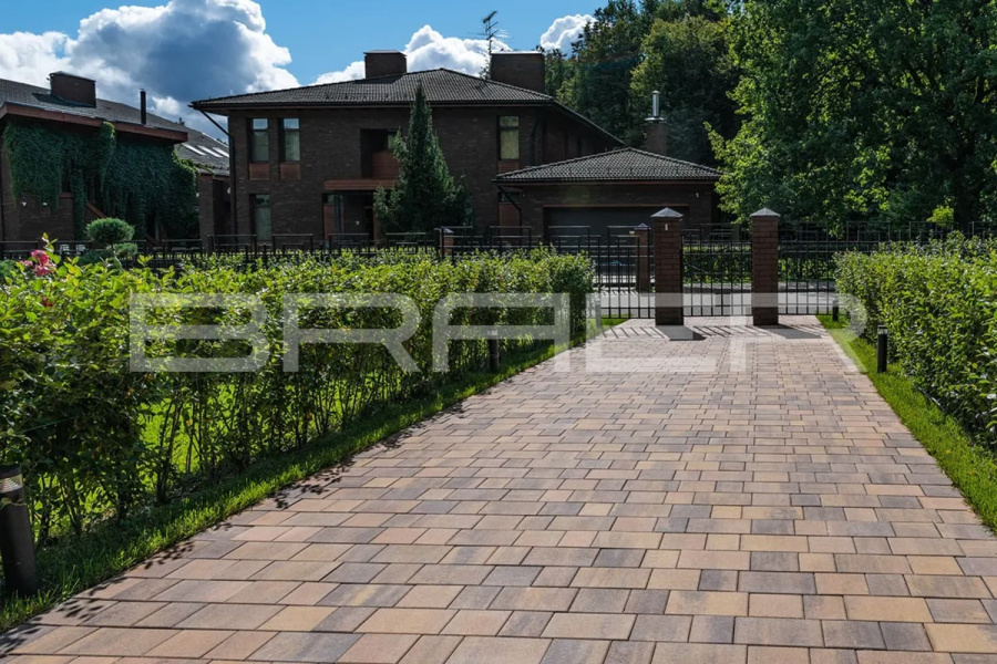 Фото Плитка тротуарная BRAER Старый город Венусбергер Color Mix Прайд