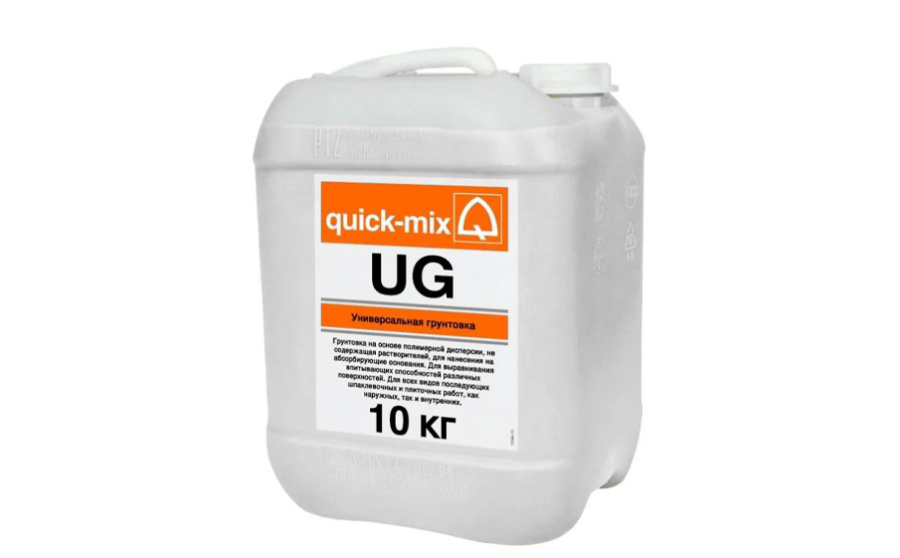 Фото Универсальная грунтовка quick-mix UG, 10 кг