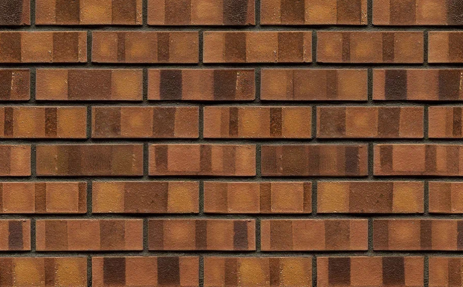 Фото Кирпич клинкерный Westerwaelder Klinker WK 88K, Lachsrot Kohle, 240*55*71 мм