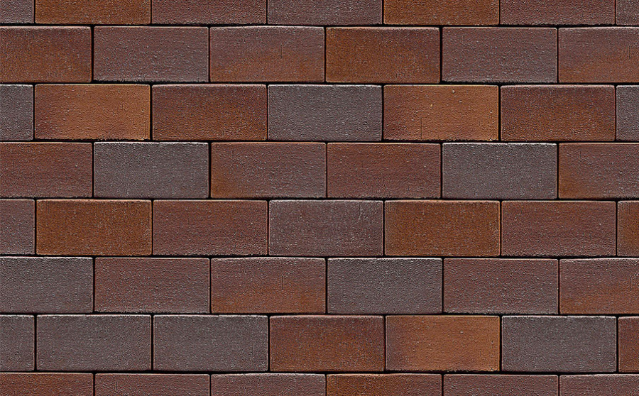 Фото Клинкерная брусчатка Westerwaelder Klinker PK84 Rotbraun-bunt, 200*100*40 мм