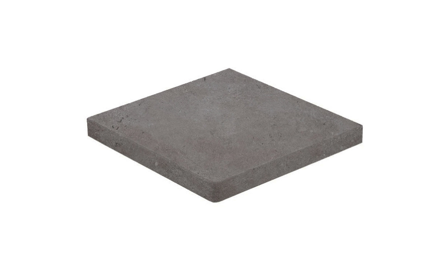 Фото Клинкерная ступень прямоугольная угловая Loftstufe Stroeher Gravel Blend 963 black, 340х340х35х11 мм