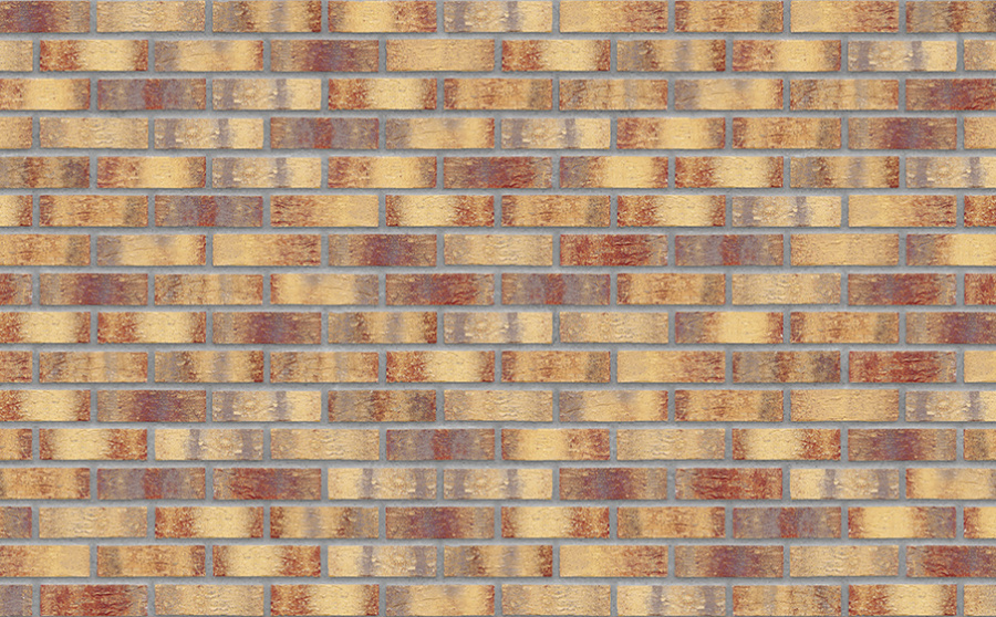 Фото Клинкерная плитка под кирпич King Klinker Old Castle Rainbow brick HF15 240*71*10 мм
